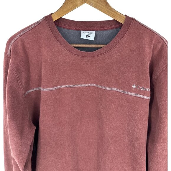 Columbia Mens Brown Long-Sleeve Crewneck Sweatshirt Size L - Picture 2 of 10